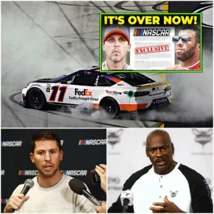 5 MINUTE AGO!!! Denny Hamlin’s DRAMATIC TURN Leaves 23XI Racing in TOUGH Spot after concerns from unprecedented punishment announcement from NASCAR! Featured image