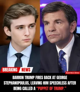 BREAKING: Barron Trump FIRES BACK at George Stephanopoulos after being called a “PUPPET OF TRUMP” 583322303 809952315352778 3445542292965454459 n