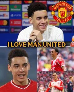 BREAKING NEWS: “I’m not going to lie, I snubbed a big-money move to Madrid to join Manchester United because of that particular player… He’s my idol, and it will be a dream come true to play alongside him,” Jamal Musiala has revealed why he has decided to join Manchester United in January. 584742921 122188307876548172 5904982713263567553 n