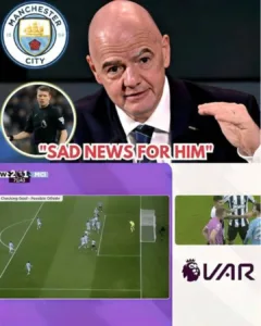 BREAKING NEWS: FIFA has officially announced the dismissal of the officials and referees from the recent Newscastle United vs. Manchester City match. This decision comes after Harvey Barnes' second goal for Newcastle was not offside after a lengthy VAR delay. Justice has been served for Manchester City, and this sets a strong example for other referees to maintain fairness and integrity in the game. 588560378 122262226874033060 4772870526284788757 n
