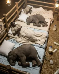 The Compassionate Care of Orphaned Elephants: A Journey of Love and Recovery