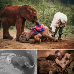 Unbelievable Rescue: Baby Elephant Snores Through Chaos as Heroes Race to Save Her beautyplus image enhancer 1763384101261