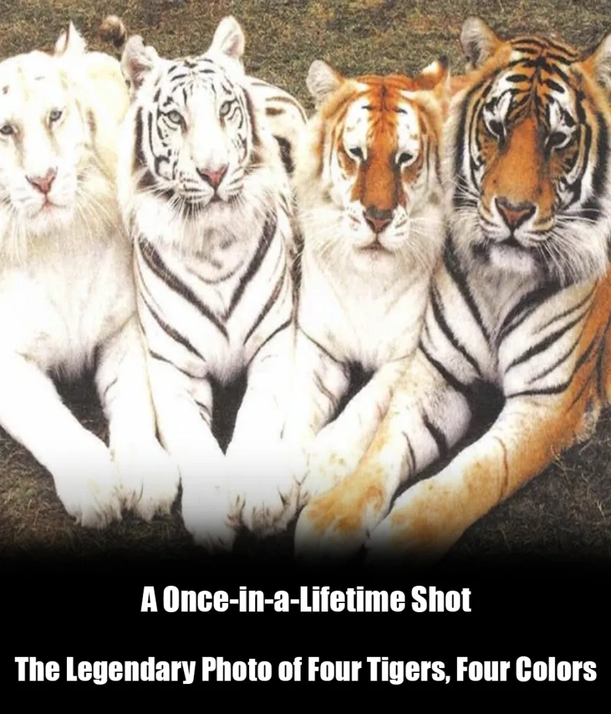 A Once-in-a-Lifetime Shot: The Legendary Photo of Four Tigers, Four Colors — and One Great Mystery he could kill — but he chose to care the lion who redefined power (8)