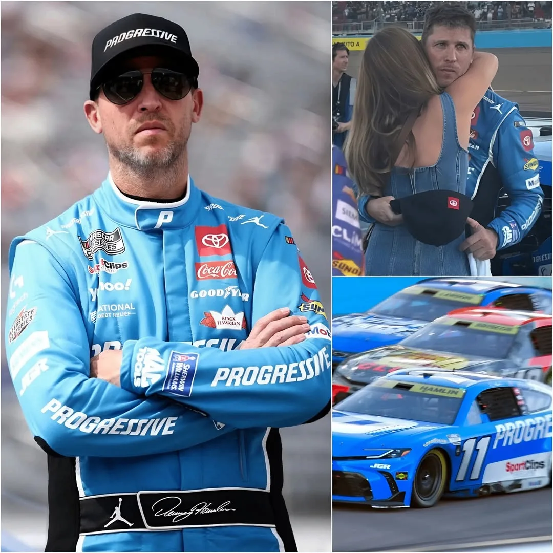 Denny Hamlin declared, “I’m done,” announcing that he will retire and leave NASCAR for good. He believes the sport has been manipulated by money and connections, making his efforts futile. Despite his best attempts, Hamlin feels he will never have a chance to win a championship and strongly criticized a driver he believes is cheating. Related image