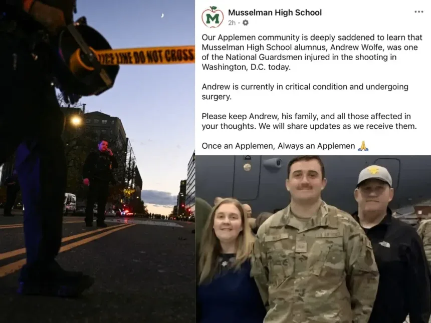 Andrew Wolfe Critically Injured in Shooting Near White House: What We Know Related image