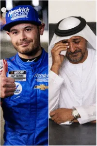 BREAKING NEWS: Sheikh Ahmed Al-Maktoum, an oil billionaire famous for his collection of supercars and yachts worth billions, spent around $5 million to invite Kyle Larson – the world’s No. 2 driver – as a special guest to his 50th birthday party. Sheikh Ahmed, a devoted fan of Larson, follows all his races and has even sent him personal gifts. This time, he didn’t just invite Larson—he offered an insane “appearance package”: a private jet from the U.S. to Dubai, a 7-day stay in the luxurious Burj Al Arab penthouse, and only 2 hours at the party to cut the birthday cake with the host and take photos with VIP guests. Immediately after, Larson gave a response that moved Sheikh Al-Maktoum to tears! In an extraordinary display of admiration, Sheikh Ahmed Al-Maktoum, the oil billionaire famed for his supercar and yacht collections, reportedly spent around $5 million to invite Kyle Larson, the world’s No. 2 NASCAR driver, to his 50th birthday celebration. The lavish invitation included an unparalleled luxury experience designed to honor Larson and reflect Sheikh Ahmed’s deep respect for his achievements on the track. Sources close to the event reveal that Sheikh Ahmed has been a long-time admirer of Larson. He is said to follow all of Larson’s races meticulously and has sent personal gifts in the past. This latest gesture, however, elevated his fan devotion to an entirely new level, showcasing both immense wealth and a personal connection that goes beyond typical celebrity admiration. The centerpiece of the invitation was an “appearance package” reportedly worth millions. It included a private jet flight from the U.S. directly to Dubai, ensuring Larson’s travel would be comfortable and stress-free. Such a lavish arrangement highlighted the lengths Sheikh Ahmed was willing to go to secure Larson’s presence at the exclusive celebration. Upon arrival in Dubai, Larson was hosted in the Burj Al Arab penthouse for a luxurious seven-day stay. The penthouse, one of the world’s most opulent accommodations, offered unmatched views, privacy, and amenities. Insiders indicate that every detail—from personal chefs to security arrangements—was meticulously organized to ensure Larson’s comfort and enjoyment. The party itself was structured around a brief but highly significant appearance by Larson. He was allotted only two hours to interact with VIP guests, cut the birthday cake with Sheikh Ahmed, and take photos. Sources close to the billionaire explained that this limited window was carefully planned to maintain the exclusivity of the celebration while providing Larson a meaningful moment. Immediately following the invitation and arrangements, Larson reportedly gave a response that profoundly touched Sheikh Ahmed. Though details are closely guarded, insiders describe Larson’s words as heartfelt, expressing genuine gratitude and humility. The gesture reportedly moved Sheikh Ahmed to tears, a rare public display of emotion for the usually stoic billionaire. The private interaction between Larson and Sheikh Ahmed reportedly went beyond the formalities of the party. Sources reveal that Larson took time to personally thank the Sheikh for his generosity and expressed admiration for his achievements. This candid exchange reportedly strengthened a personal bond that had been developing over years of mutual respect. Social media and racing communities quickly picked up on the news, marveling at the extreme lengths Sheikh Ahmed went to honor Larson. Fans were fascinated by the combination of wealth, fan dedication, and personal appreciation displayed in such an extravagant manner, sparking debates about celebrity culture, generosity, and the personal connections formed through sport. Insiders also revealed a little-known detail: Sheikh Ahmed had coordinated with Larson’s management team months in advance. Every aspect—from flight schedules to the penthouse arrangements—was planned in secrecy to maintain an element of surprise and ensure Larson’s visit was seamless. This level of detail underscored the billionaire’s commitment and respect for Larson. Larson’s brief but memorable role at the party included more than ceremonial appearances. Sources suggest he shared racing stories, engaged with VIPs on topics of sport and performance, and subtly inspired guests with his achievements and discipline. Even in a short timeframe, his presence left a lasting impression on attendees. Sheikh Ahmed’s emotional reaction following Larson’s comments surprised many, as the billionaire is known for his composed demeanor. The intimate exchange reportedly demonstrated how deeply he values personal acknowledgment and authentic connection, showing that even in a world of wealth and power, genuine human emotion remains profoundly significant. Fans of both Larson and Sheikh Ahmed took to social media to express admiration and excitement. The story quickly went viral, with discussions focusing on the extraordinary nature of the invitation and the emotional resonance of Larson’s response. Many praised the billionaire for his generosity and Larson for his humility. Behind the scenes, insiders revealed that Larson was initially hesitant to accept the invitation due to his racing schedule and personal commitments. However, the sheer scale of the offer, combined with the personal attention from Sheikh Ahmed, ultimately persuaded him, highlighting the careful planning and persuasion involved in securing his attendance. Analysts in sports and celebrity culture noted that the event represents a unique intersection of wealth, fandom, and personal respect. Such gestures go beyond typical celebrity appearances, showcasing how admiration for talent can manifest in extraordinary, deeply personal ways. The event also served to strengthen Larson’s international profile. Participating in a celebration of this scale in Dubai, interacting with high-profile VIPs, and sharing a heartfelt moment with a billionaire fan enhanced his reputation both within NASCAR and globally, demonstrating the influence of cross-cultural admiration in sport. In conclusion, Sheikh Ahmed Al-Maktoum’s lavish invitation to Kyle Larson for his 50th birthday was not just a display of wealth but a profound expression of admiration and respect. Larson’s heartfelt response, which moved the billionaire to tears, highlighted the human connection behind the extravagance. This unforgettable moment combined luxury, emotion, and mutual respect, creating a story that will be remembered by fans, insiders, and the racing world for years to come.