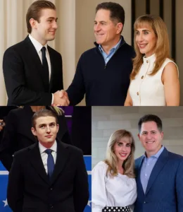 BILLION-DOLLAR SHOCK: MICHAEL & SUSAN DELL SAY BARRON TRUMP PROPOSED AND PERSUADED THEM TO DONATE $6.25 BILLION Michael and Susan Dell revealed that 19-year-old Barron Trump was the one who suggested and convinced them to create the “T.r.u.m.p Accounts” program for 25 million American children — a private conversation the couple now describes as “one of the most surprising and compelling appeals we’ve ever heard.” They later shared details about their discussion with Barron 594057966 822757170738959 632119366307550751 n