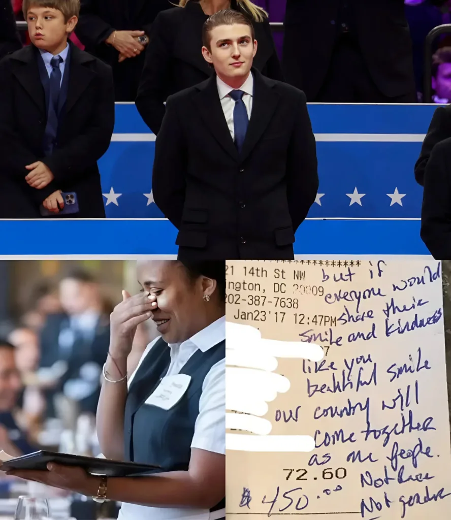 BREAKING NEWS: Waitress Sees Barron Trump’s Bill, Reads Paper, and Starts Crying… 595200457 824011110613565 1420633161808778912 n