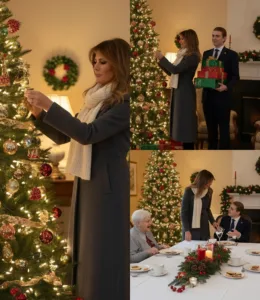 The Nursing Home Stayed Dim… Until Melania and Barron Trump Switched On One Small Christmas Light The residents had spent days saying the holiday “just didn’t feel like Christmas anymore.” But when Melania and Barron draped the first strand of lights over the old beam and tapped it on, the room glowed with soft gold. A few gasped. 597388358 828442783503731 7323904816319689343 n