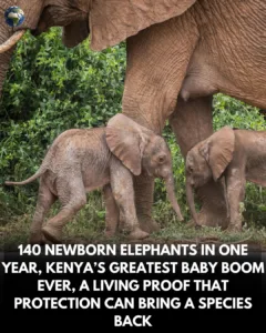 140 Elephant Calves Born in Kenya in One Year, A Historic Conservation Breakthrough 597591524 122260553432240657 4098810872183922639 n