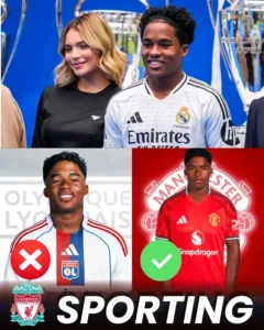 SHOCKING NEWS: Endrick unexpectedly requests to terminate his contract with Real Madrid – not to join Lyon on loan as rumored, but to join Manchester United! Exclusive sources reveal: Endrick's wife craves a vibrant, luxurious life in Manchester – the tropical football city with the best educational opportunities for their children and a more ideal environment than Madrid. Endrick is willing to "sacrifice" Bernabéu for his family's happiness. Manchester United has quietly made a move, preparing a huge salary package including a private villa in Cheshire. Will Real Madrid let the "Brazilian gem" leave easily...? 601456818 1190547283209029 3812406668114716597 n