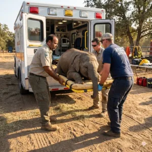 She Didn’t Run: A Quiet Rescue That Changed Her Story 🐘💔 Featured image