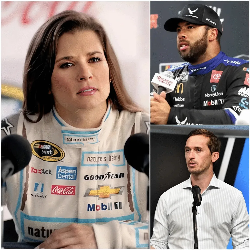 NASCAR BOMBSHELL 💥⚡ Danica Patrick, acting on behalf of NINE powerful racing teams, has just dropped a jaw-dropping shock: She has filed an EMERGENCY lawsuit demanding the PERMANENT expulsion of Bubba Wallace from the track! The explosive accusation: he behaves as if “every race owes him an apology.” And she directly challenges CEO Ben Kennedy: “Take action IMMEDIATELY!” The NASCAR world was shaken after reports surfaced describing an alleged emergency legal filing connected to Danica Patrick and multiple racing teams, calling for decisive action against Bubba Wallace. While the claims spread rapidly across social media and racing forums, the situation quickly evolved into a broader debate about conduct, accountability, and leadership within the sport. What initially appeared as a dramatic confrontation soon became a complex exchange of statements, clarifications, and firm responses from all sides involved. Danica Patrick, speaking through representatives, responded to the intense reaction by emphasizing that her position was being widely misinterpreted. She stated that her comments were intended to raise concerns about competitive standards and professional behavior, not to personally target any single driver. According to Patrick, the goal was to push NASCAR leadership to clarify regulations and enforce consistency across teams. She insisted that dialogue, not division, was the intended outcome of her remarks. Bubba Wallace issued a direct response shortly after the controversy escalated, firmly rejecting the accusations attributed to him. He stated that he has always raced with respect for competitors, officials, and fans, and that any portrayal of him demanding special treatment was inaccurate. Wallace stressed that he welcomes criticism tied to performance but will not accept narratives questioning his integrity. He also expressed disappointment that unverified claims were allowed to overshadow the sport itself. Wallace’s legal and public relations team further clarified his stance, explaining that no formal notice of a lawsuit or disciplinary action had been delivered to them. They described the situation as an example of how speculation can spiral when amplified online. The team emphasized Wallace’s record of compliance with NASCAR rules and his consistent cooperation with officials. They also urged fans and media outlets to rely on confirmed information rather than sensational headlines. NASCAR leadership, including CEO Ben Kennedy, addressed the situation with a carefully worded statement aimed at cooling tensions. Kennedy reaffirmed that NASCAR evaluates all concerns through established governance procedures and does not act based on public pressure. He highlighted that the organization remains committed to fairness, due process, and transparency. According to Kennedy, any serious allegation must be reviewed internally before conclusions or penalties are considered. Industry analysts noted that the controversy reflects deeper challenges within modern motorsports, where public image, sponsorship interests, and social media influence intersect. They argued that high-profile figures like Patrick and Wallace often become focal points for broader frustrations within the racing community. In this context, even comments meant to spark discussion can quickly be interpreted as calls for extreme action, intensifying divisions among fans and stakeholders. Several team owners reportedly distanced themselves from the more aggressive interpretations of the story, stating that while competitive standards matter, unity within NASCAR is essential. They emphasized that disputes should be handled privately whenever possible to avoid damaging the sport’s reputation. Some owners also praised Wallace’s on-track progress and community engagement, suggesting that his contributions extend beyond race results. Fans offered mixed reactions, with some supporting Patrick’s push for stricter accountability and others defending Wallace against what they saw as unfair treatment. Online debates highlighted long-standing tensions about driver conduct, officiating consistency, and media bias. Many fans called for NASCAR to release a clear, detailed explanation to prevent misinformation from shaping public opinion and to reassure supporters that decisions are made objectively. From a commercial perspective, sponsors closely monitored the unfolding narrative. Marketing experts pointed out that prolonged controversy can impact brand partnerships, regardless of the eventual outcome. They stressed that swift, transparent communication from NASCAR and the drivers involved is crucial to maintaining trust. Both Patrick and Wallace were urged to keep their messaging focused on racing values rather than personal disputes. As the discussion continued, commentators reminded audiences that NASCAR has weathered similar storms before. Past conflicts involving prominent drivers often led to regulatory clarifications rather than severe disciplinary measures. This historical context suggested that the current situation, while loud, may ultimately result in internal reviews and policy discussions instead of the drastic outcomes implied by early reports. Legal experts also weighed in, noting that emergency lawsuits and lifetime bans are extremely rare and require substantial evidence. They cautioned against assuming legal action based solely on anonymous sources or viral posts. According to these experts, if concerns exist, they are more likely to be addressed through confidential arbitration or NASCAR’s internal disciplinary framework. In the end, the episode served as a reminder of how quickly narratives can escalate in the digital age. With clear rebuttals from Bubba Wallace, measured responses from Danica Patrick, and reassurance from NASCAR leadership, the focus now shifts back to the track. Whether this controversy leads to meaningful change or fades into another chapter of racing drama will depend on facts, fairness, and the sport’s ability to prioritize competition over conflict.In the end, the episode served as a reminder of how quickly narratives can escalate in the digital age. With clear rebuttals from Bubba Wallace, measured responses from Danica Patrick, and reassurance from NASCAR leadership, the focus now shifts back to the track. Whether this controversy leads to meaningful change or fades into another chapter of racing drama will depend on facts, fairness, and the sport’s ability to prioritize competition over conflict.