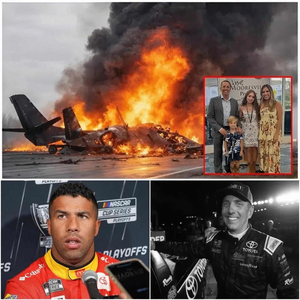“I still can’t believe we’ve lost him forever,” Bubba Wallace said emotionally while speaking about Greg Biffle — “one of our 75 greatest drivers, who later became known for his relentless humanitarian work after his racing career.” The loss feels even more personal, Wallace revealed, adding: “We were just together last week filming a talk show that hasn’t even aired yet.” He paused before delivering the line that left the NASCAR community stunned: “A family of four… just gone forever.” In closing, Wallace shared one final detail that truly shook the sport… “I Still Can’t Believe We’ve Lost Him Forever” — Bubba Wallace Opens Up About Greg Biffle’s Tragic Passing and Its Impact on NASCAR The NASCAR community is in mourning after the heartbreaking news of Greg Biffle’s death. For many, Biffle was more than a driver; he was a symbol of consistency, competitiveness, and character. For Bubba Wallace, one of the sport’s most prominent voices and champions of change, the loss hits on a deeply personal level. In an emotional interview, Wallace spoke openly about his grief, reflecting on the life and legacy of a man who had shaped the sport and touched countless lives off the track. “I still can’t believe we’ve lost him forever,” Wallace said, his voice cracking under the weight of his emotions. He described Biffle as “one of our 75 greatest drivers, who later became known for his relentless humanitarian work after his racing career.” These words underscore the dual legacy of Biffle: an accomplished racer whose skill behind the wheel was matched by his dedication to giving back to communities and causes he cared deeply about. For Wallace, Biffle represented both the excellence of competition and the humility of someone who understood the privilege and responsibility of being in the spotlight. The tragedy feels even more immediate for Wallace because of a shared moment that happened just a week prior. “We were just together last week filming a talk show that hasn’t even aired yet,” he revealed. The statement illustrates how abruptly life can change, reminding fans and athletes alike that even public figures are vulnerable to the unpredictable nature of life. The realization that a friend and mentor can be gone in an instant resonates profoundly, and Wallace’s words carry a sense of raw authenticity that few can ignore. The gravity of the loss is perhaps most poignantly expressed when Wallace paused and delivered a line that sent shockwaves through the NASCAR community: “A family of four… just gone forever.” In these words, there is not only grief for Biffle himself but also for the loved ones who were part of his life. It is a stark reminder that behind every headline, every race, every accolade, there are families who live the highs and lows with the athlete, whose hearts are equally shattered in moments like this. Greg Biffle’s career speaks for itself. With multiple wins, top finishes, and a reputation for being a fierce competitor, he earned respect across NASCAR. He was admired not just for his victories, but for his ability to remain grounded amidst success. Wallace highlighted this, noting that Biffle was not the kind of competitor who let fame or fortune define him. Instead, he focused on excellence, sportsmanship, and maintaining genuine connections with those around him. “He raced hard, but he lived harder in ways that mattered off the track,” Wallace added, emphasizing the humanitarian efforts that made Biffle a role model beyond racing. Bubba Wallace’s reaction also sheds light on how drivers and personalities in NASCAR cope with tragedy. Racing is a sport of speed, precision, and calculated risk, yet it is also one deeply rooted in community. Drivers, teams, and fans often form close bonds that resemble family more than professional alliances. Wallace’s grief, therefore, resonates widely because it is shared by an entire community that had come to admire Biffle not only for his driving but for the kind of person he was. In NASCAR, loss is felt collectively, and Wallace’s words capture that communal mourning. The emotional weight of Wallace’s statements also underscores the fragility of life, even for athletes accustomed to high-risk environments. While fans are used to seeing drivers navigate dangerous tracks with composure, it is a different kind of shock to confront the sudden absence of someone they admired and respected. Wallace’s candid reflections remind everyone that even legends are mortal, and the impact of their loss extends far beyond the statistics and accolades. Beyond personal grief, Wallace’s interview touches on the broader implications for NASCAR. Losing a figure like Biffle, who had been a mentor to younger drivers and a positive influence in the sport, creates a void that will be felt for years. Wallace spoke about how Biffle inspired him, both on and off the track. His guidance, humor, and approach to racing left a lasting impression, and Wallace hopes to honor that legacy through his own actions and advocacy within the sport. “He showed me what it means to race with integrity and live with purpose,” Wallace said. Wallace also shared intimate anecdotes about Biffle’s generosity, humility, and leadership. From spending hours mentoring young drivers to quietly supporting charitable initiatives, Biffle’s impact extended far beyond the finish line. Wallace’s words bring these lesser-known contributions into the spotlight, illustrating a life lived with intention and compassion. It’s a reminder that the measure of an athlete is not only in trophies but also in the positive influence they leave behind. For fans, the interview provides both heartbreak and a chance to reflect. Many viewers have expressed grief over social media, echoing Wallace’s sentiments and sharing their memories of Biffle’s career. From thrilling race finishes to moments of camaraderie, fans remember him as a driver who embodied the spirit of NASCAR. Wallace’s personal testimony adds depth to these memories, transforming them into a shared narrative of loss, admiration, and enduring respect. As the sport grapples with the aftermath, Wallace’s candid account helps articulate a collective sense of mourning. His words give voice to the pain, disbelief, and love that fans, colleagues, and friends feel. By speaking openly, he also encourages others to acknowledge and process their grief, reinforcing the sense of community that is central to NASCAR culture. In closing, Wallace revealed one final detail that underscores the profound impact of Biffle’s life: the emphasis on family, connection, and the fleeting nature of time. It is a message that resonates beyond racing, touching on the universal truths of love, loss, and legacy. Through his heartfelt reflections, Bubba Wallace has honored Greg Biffle not just as a racer, but as a mentor, a humanitarian, and a friend. In the wake of this tragedy, the NASCAR community stands united, grieving the loss of one of its brightest stars. Bubba Wallace’s emotional testimony serves as a powerful reminder of Biffle’s extraordinary career, his humanity, and the deep connections he fostered along the way. While the world has lost Greg Biffle, his legacy — both on and off the track — will continue to inspire generations of drivers, fans, and future leaders of the sport.