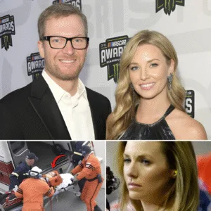 Dale Earnhardt Jr. Hospitalized: Amy Earnhardt’s Heartbreaking Update Shakes NASCAR HEARTBREAKING NEWS After a Sudden Medical Emergency Sends Dale Earnhardt Jr. to the Hospital, Amy Earnhardt Releases a Heartbreaking Update That Shakes the NASCAR World The call came suddenly. There was no warning, no buildup, and no public sign that anything was wrong. Dale Earnhardt Jr., the man who had survived crashes, pressure, grief, and the unbearable weight of a legendary surname, was rushed to the hospital following a sudden medical emergency. Within minutes, the news spread across garages, media rooms, and living rooms of NASCAR fans around the world. The shock wasn’t just about his condition. It was about how quickly everything familiar disappeared. Those close to the situation later described the moment as surreal. One minute, Dale Earnhardt Jr. was living his normal routine, grounded and private as he had become in recent years. The next, medical professionals took control, voices sharpened, time slowed, and decisions were made without discussion. There was no room for debate or delay. Whatever happened was serious enough that hesitation was not an option. For a man whose life had been defined by speed and reaction, this was a moment where he could do nothing but trust others. As speculation exploded online, Amy Earnhardt remained silent. That silence, more than any rumor, terrified fans. When she finally released an update, it was short, restrained, and devastating in its honesty. She did not use medical jargon. She did not attempt to calm the storm. She spoke as a wife standing in a hospital corridor, holding herself together while the world waited for answers she did not yet have. Her words carried fear without hysteria and strength without false optimism. And most importantly, they carried love. What shook the NASCAR world was not drama—it was vulnerability. Amy Earnhardt did not reassure fans that everything would be fine. She asked for patience. She asked for privacy. She asked for understanding. To a community used to definitive outcomes—wins, losses, finishes—this uncertainty felt unbearable. It forced people to confront something NASCAR rarely discusses: the fragility of the people behind the legend. For the Earnhardt family, medical emergencies are never just medical. They are echoes. History has taught them what can happen in an instant. Fans know this. The moment Dale Earnhardt Jr. was hospitalized, memories resurfaced automatically. The weight of the Earnhardt name made this moment heavier, darker, and more emotionally charged than it would have been for anyone else. This wasn’t just concern. It was collective trauma resurfacing. Behind closed doors, time stretched painfully. Doctors spoke carefully. Tests were run. Updates came slowly. Amy Earnhardt stayed close, balancing composure and fear in a way only someone deeply familiar with public scrutiny could. Every decision felt enormous. Every unanswered question lingered. The hospital room became a place of quiet tension rather than reassurance. Those hours were not dramatic. They were worse. They were quiet. Races continued, engines still roared somewhere, but emotionally, NASCAR came to a standstill. Drivers paused interviews. Team owners released statements that sounded more like prayers than press releases. Broadcasters abandoned analysis. This wasn’t about competition anymore. It was about one of their own. Dale Earnhardt Jr. was never just another driver. He was the emotional bridge between NASCAR’s past and present. And in this moment, everyone felt how exposed the sport truly was. Dale Earnhardt Jr. had already survived so much. He had spoken openly about concussions, mental health, burnout, and stepping away before racing took everything from him. Fans believed he had earned peace. Safety. Stability. This emergency shattered that illusion. If someone who did everything right could still end up here, what does safety really mean? Amy’s update did something powerful. It stopped the speculation spiral. It humanized the moment. She reminded everyone that this was not content, not gossip, not a breaking-news thrill. It was a family facing uncertainty in real time. Her restraint forced the media—and fans—to slow down. In a world obsessed with immediacy, her words demanded patience. The response online shifted instantly. No theories. No invasive questions. Just messages of support, shared memories, and quiet hope. Fans spoke about growing up watching Dale Jr. race. About how he helped them through hard times without ever knowing it. This wasn’t fandom anymore. It was emotional connection. People weren’t worried about NASCAR.They were worried about Dale. Right now, no one is discussing schedules, appearances, or plans. The only concern is recovery—physical, emotional, and long-term. Whatever caused this emergency has changed the conversation permanently. Even if he recovers fully, the reminder remains: life does not negotiate. For Dale Earnhardt Jr., the future is no longer measured in seasons. It’s measured in health. This moment stripped NASCAR of its armor. No speed. No noise. No spectacle. Just people waiting, hoping, and realizing that even legends are vulnerable. Amy Earnhardt’s heartbreaking update forced the racing world to slow down and acknowledge something uncomfortable but necessary. Racing is thrilling.But life is fragile. Long after this emergency passes, it will be remembered as a turning point—not in competition, but in perspective. The day Dale Earnhardt Jr. was rushed to the hospital reminded everyone that legacy does not make anyone immune. Fame does not protect. Strength does not guarantee safety. What matters most is still what happens off the track. As updates remain limited, the NASCAR community waits together. Quietly. Respectfully. United by something deeper than racing. Amy Earnhardt’s words did not provide closure—but they gave honesty. And right now, honesty is enough. This isn’t just a story about a medical emergency.It’s a story about family, memory, fear, and love. And that is why it has shaken the entire NASCAR world to its core.