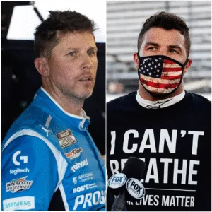 In a shocking turn of events that has sent the NASCAR world into chaos, Bubba Wallace announced yesterday that he can no longer tolerate living in the United States while sharing the same oxygen as his teammate Denny Hamlin. The dramatic statement came during a tearful Instagram Live session that has already reached 42 million views. Wallace, visibly shaking and holding a glass of red wine, declared that the next four years under what he called “the Hamlin atmosphere” would be unbearable. He claimed the mere thought of breathing air that had previously passed through Denny Hamlin’s lungs made him physically ill. The 31-year-old driver revealed he has already purchased a villa in Tuscany and plans to race in the Italian GT Championship next season. He described Italy as “a country where people appreciate passion and don’t judge you for having emotions.” Sources close to 23XI Racing say the tension between Wallace and Hamlin reached breaking point after the Martinsville race. Apparently, Hamlin had used the last of the team’s purified oxygen supply during a strategy meeting, leaving none for Wallace. Wallace’s emotional outburst included accusations that Hamlin deliberately exhales in his direction during driver meetings. He claimed to have developed a special technique of holding his breath whenever Hamlin enters the room, which he says affects his race performance. The announcement quickly went viral when fans discovered that Wallace had been searching for “Italian oxygen quality” and “how to import European air” on his publicly visible Google history. Screenshots spread faster than a Cup Series car at Talladega. Denny Hamlin responded with a simple tweet containing only the emoji of a single oxygen molecule, which immediately became the most-liked tweet in NASCAR history. The tweet currently sits at 1.8 million likes and climbing. Toyota Racing Development issued a statement expressing confusion about how they would supply cars to Italy. They noted that their contract specifically mentions “continental United States” and wondered if Tuscany technically qualified. Wallace’s sponsor list has already begun to shift. An Italian pasta company immediately signed him for ten million dollars, claiming they loved his “dramatic flair that perfectly matches our brand of theatrical cooking.” Michael Jordan, co-owner of 23XI Racing, was reportedly seen laughing so hard during the announcement that he had to be given oxygen. The irony was not lost on social media users who created thousands of memes within minutes. Italian racing fans have welcomed Wallace with open arms, already creating banners that read “Benvenuto Bubba – Here The Air Is Hamlin-Free.” Florence International Airport has offered to rename itself “Bubba Wallace Clean Air Field.” Hamlin later posted a video of himself standing on the Charlotte Motor Speedway infield, dramatically breathing in and out while staring directly at the camera. The caption simply read “This one’s for you, Bubba.” Wallace’s moving company has reported receiving hundreds of requests from fans wanting to ship their own “Hamlin-contaminated” air to Italy. One fan offered fifty thousand dollars for a sealed container of Talladega track air. NASCAR officials are reportedly considering new regulations about air rights and breathing zones in the garage area. A proposed rule would require drivers to maintain a ten-foot “personal atmosphere” distance from teammates they dislike. The Italian embassy in Washington has issued Wallace a special “Clean Air Visa” that guarantees him access to Tuscan mountain oxygen. They included a welcome basket with extra virgin olive oil and a note saying “Finally, someone who understands drama.” Wallace has already begun learning Italian, posting videos of himself practicing phrases like “Questo aria è puro” and “Denny Hamlin non può respirare qui.” His pronunciation has been described as “passionately terrible.” 23XI Racing mechanics have started wearing shirts that say “I survived breathing with Bubba.” The merchandise sold out in seven minutes, crashing the team store website for the third time this season. Italian wineries are competing to sign Wallace as their brand ambassador. One offered him an entire vineyard if he promises never to mention Denny Hamlin’s name while on Italian soil. Social media has crowned this the greatest meltdown in sports history. The hashtag #BubbaBreathing has trended for 36 straight hours, surpassing even major political events in reach and engagement. Hamlin concluded the drama by posting a picture of himself wearing a gas mask at the next race, with the caption “Just in case Bubba changes his mind and comes back for one more breath.” As Wallace boards his flight to Italy tomorrow, one thing is certain: NASCAR will never witness another exit quite like this. The air in the garage area has never felt so fresh, at least according to Denny Hamlin. The racing world now waits to see if Wallace’s Tuscan adventure will include actual racing or just dramatic Instagram posts about how much cleaner European air tastes compared to anything within five hundred miles of Denny Hamlin.