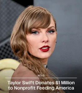 Taylor Swift Donates $1 Million to Feeding America, Boosting Holiday Hunger Relief Taylor Swift Donates $1 Million to Nonprofit Feeding America Taylor Swift is ringing in the holiday cheer with a sizable donation of $1 million to Feeding America, a nonprofit network of 200 food banks combating hunger in the United States. The charity announced the donation on Instagram, thanking the singer for her act of altruism. “We are incredibly grateful for Taylor Swift‘s $1 million gift to Feeding America,” reads the post, authored by Feeding America CEO Claire Babineaux-Fontenot. “This holiday season, her continued support is a powerful reminder of what’s possible when we unite to end hunger. When we join together alongside people facing hunger, we can make sure families have a full table this holiday season and beyond.” Swift previously donated $5 million to Feeding America in October 2024 in an effort to provide relief to communities struggling in the wake of Hurricanes Helene and Milton. She also made similar contributions in the past, including $1 million towards natural disaster relief after storms impacted Tennessee in December 2023, as well as $100,000 to the family of a 44-year-old woman killed at the Kansas City Chiefs Super Bowl parade in February 2024. Popular on Variety More recently, Swifties banded together to rally support for Feeding America to help support food banks and those affected by potential cuts in the Supplemental Nutritional Assistance Program (SNAP). Swifties for Hope used social media this past October to encourage fans to donate $13 or whatever they could provide. Earlier this morning, Swift released the final two episodes of her docuseries “The End of an Era,” which bowed on Disney+ just ahead of the holidays.