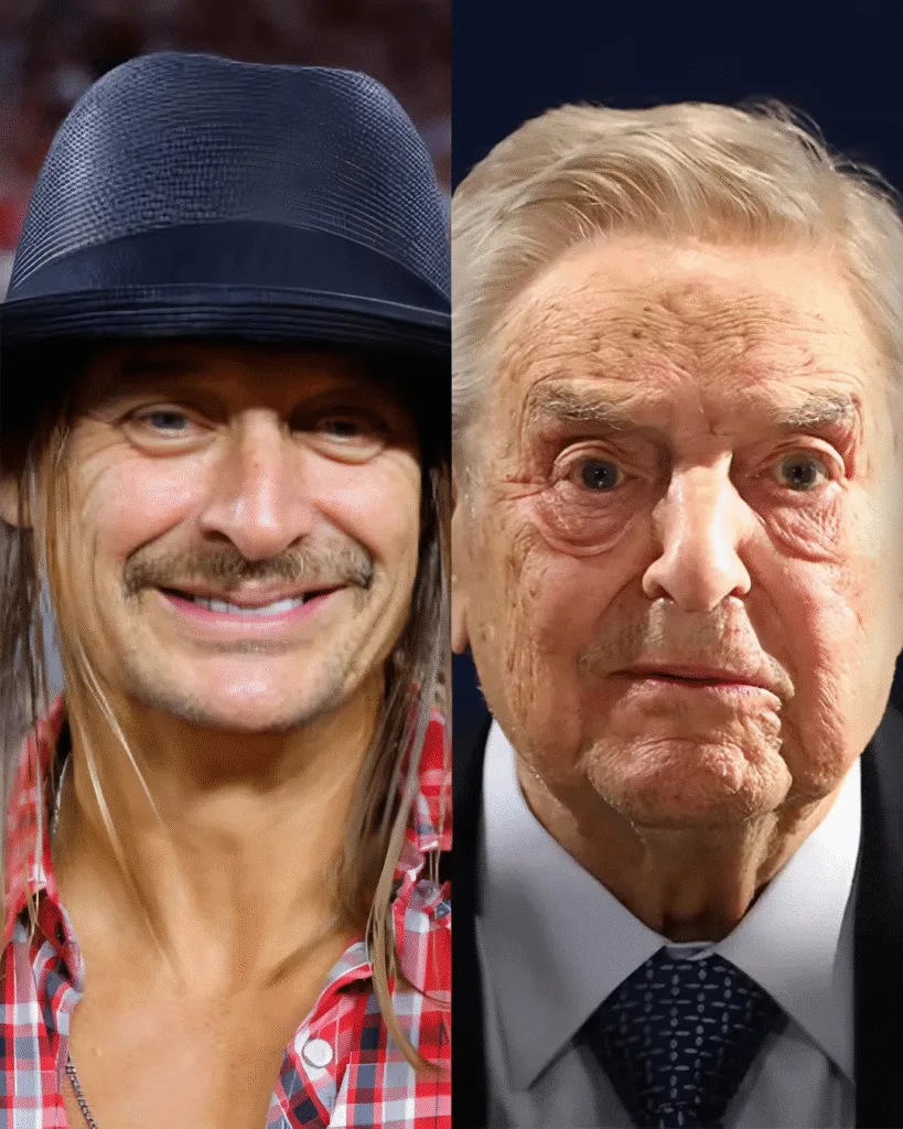 "🚨 BREAKING: Kid Rock moves to block George Soros from allegedly secretly bankrolling protests across America — by introducing a new bill that could classify such funding as organized crime under the RICO Act. If passed, Soros-linked accounts could be frozen overnight, triggering a political shockwave nationwide…".