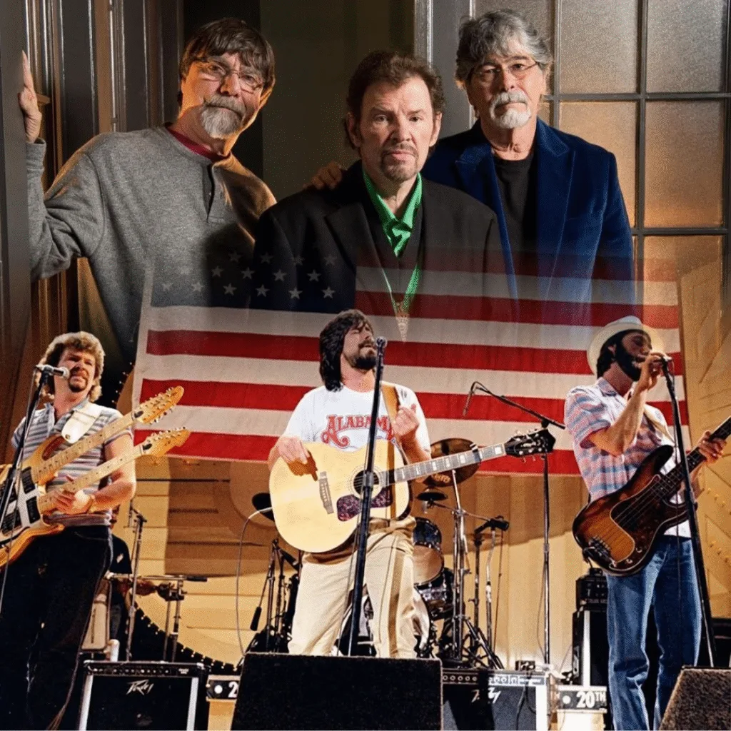 THE LAST TIME ALABAMA STOOD AS THREE — AFTER MORE THAN 50 YEARS. It was meant to be a celebration. Randy Owen, Teddy Gentry, and Jeff Cook standing side by side again. Three voices that carried country music for over 50 years. But if you watched closely, something felt heavy. The smiles were polite. The pauses longer. Between the notes, there was a quiet no one wanted to name. Not anger. Not money. Just time doing what it always does. Jeff’s Parkinson’s had already changed everything. The way he stood. The way the others watched him, carefully. Like brothers afraid to say goodbye out loud. They finished the songs. The crowd cheered. But the silence afterward said more than the music ever could.