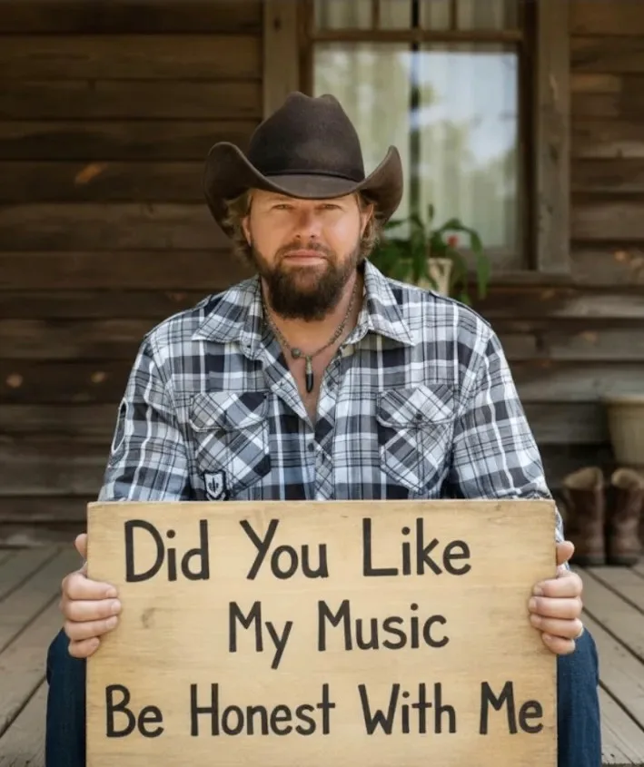 A VOICE FROM HEAVEN — TOBY KEITH’S FINAL PRAYER IN SONG Gone since 2024, Toby Keith returns through a never-heard 2023 acoustic recording of Merle Haggard’s “Sing Me Back Home.” His weathered baritone sounds like a man standing at heaven’s door, asking music to carry him the rest of the way. Before the first prison bell rings, the tears already fall — because this feels less like a performance, and more like a farewell.