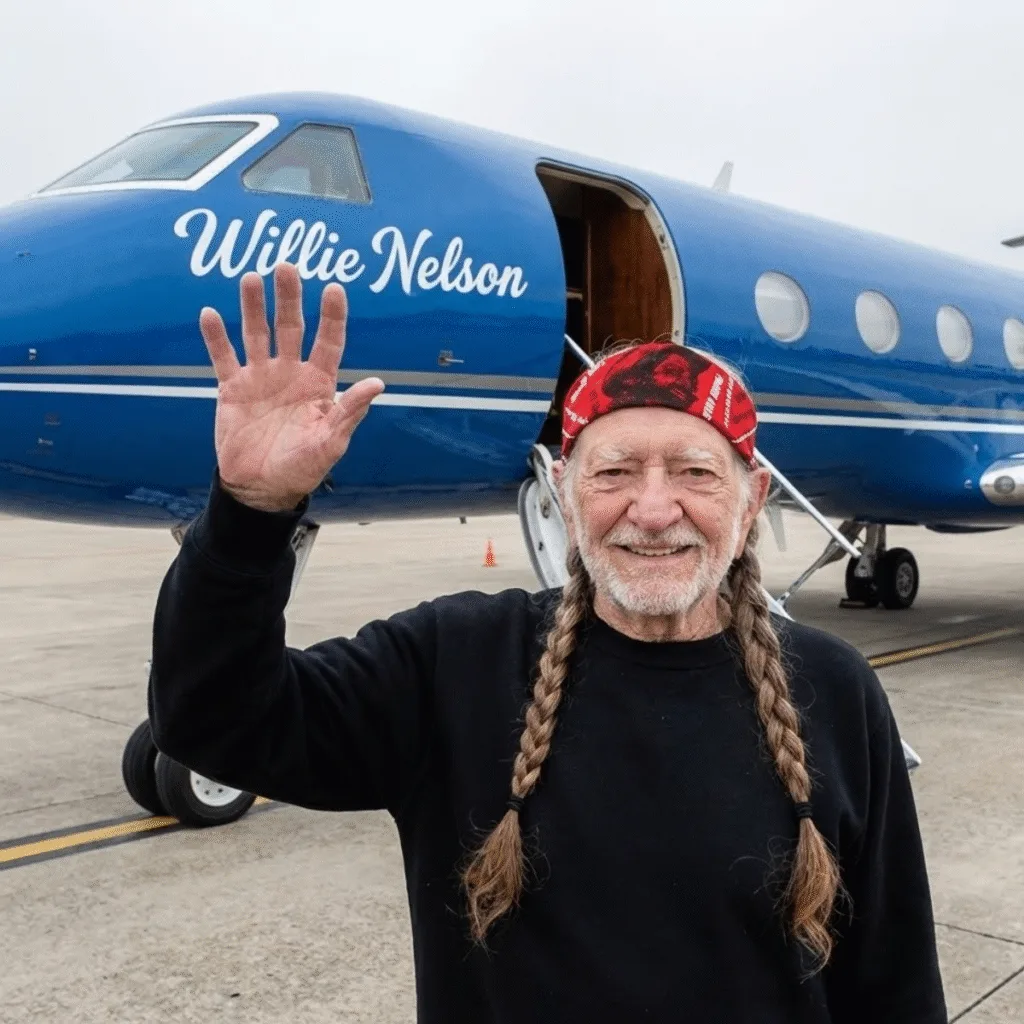 “The revelation of Willie Nelson’s rumored $80 million private jet sent shockwaves through the internet, leaving fans stunned at the sheer scale behind his famously humble, free-spirited image. As details spread, people began questioning how a man known for worn bandanas, battered guitars, and a life on the open road could command a flying palace in the skies.