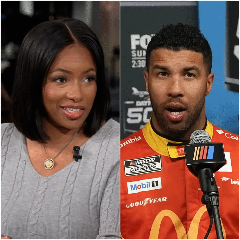 “PAY UP — OR SEE ME IN COURT.” Bubba Wallace is reportedly said to have issued a chilling warning aimed directly at Jasmine Crockett and the television network, following a tension-soaked confrontation that left the studio in stunned silence. What began as a fiery on-air debate is now said to have spiraled into a looming legal storm, with an $80 million lawsuit allegedly hanging in the balance. ⚖️🔥 Jasmine Crockett, for her part, is reportedly said to have fired back with exactly 14 words—brief, razor-sharp, and explosive—instantly igniting fierce debate across social media and adding even more fuel to an already volatile showdown.