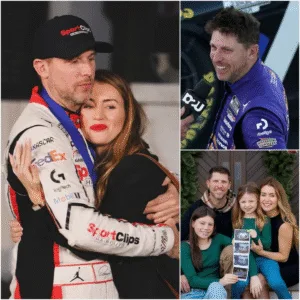 Denny Hamlin Breaks Down as Jordan Fish’s Quiet Support Shines Through HEARTWARMING NEWS 🔵 “She was always a source of emotional support whenever I hit rock bottom… and I’ll be grateful for that for the rest of my life” — Denny Hamlin choked up as he spoke about Jordan Fish, who silently stood by him during a family crisis… and just one sentence from her made him break down in tears in front of the media.