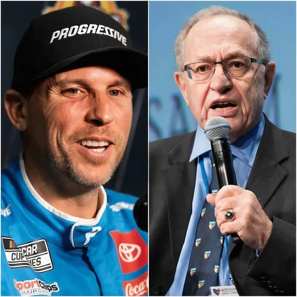 🚨 15 MINUTES AGO: Alan Dershowitz, America’s leading lawyer, unexpectedly discovered a crucial detail at the scene of the mysterious fire — a clue believed to be directly related to the horrific tragedy that befell the family of NASCAR driver Denny Hamlin… And just minutes later, the suspect’s identity began to emerge — the first testimony left the entire investigative team speechless…