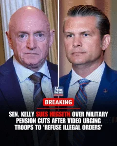 Sen. Mark Kelly Sues Hegseth Over Military Pension Cuts After ‘Refuse Illegal Orders’ Video Featured image