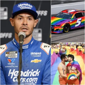 SHOCKING THE WORLD OF SPORTS: Kyle Larson is reportedly publicly refusing to wear the LGBT rainbow wristband in the upcoming NASCAR race. The NASCAR champion explained his stance with powerful words: “Racing should focus on the race, competition, and winning; it should not become a platform for political or ideological propaganda.” Kyle Larson, a renowned figure in the world of NASCAR, has recently sparked a firestorm of controversy with a statement that has sent ripples through the sports community. As one of the most successful and influential drivers in the sport today, Larson’s words carry weight far beyond the racetrack. In a recent interview, Larson publicly refused to wear the LGBT rainbow wristband in the upcoming NASCAR race, and his reasoning has caught the attention of fans, fellow athletes, and commentators alike. Larson’s stance is built upon his belief that racing, at its core, should focus on the sport itself—on the race, the competition, and the pursuit of victory. He argued that politics and ideological movements should not have a place on the racetrack, which is meant to be a space for athletes to showcase their talents and compete. “Racing should focus on the race, competition, and winning; it should not become a platform for political or ideological propaganda,” Larson said. These powerful words immediately went viral on social media, sparking a fierce global debate that has drawn both support and criticism from various quarters. While some have applauded Larson for taking a firm stance on maintaining the purity of the sport, others have condemned him for his perceived lack of support for the LGBTQ+ community. The controversy has placed Larson and NASCAR organizers in a difficult position, as they now face the prospect of navigating the delicate balance between personal beliefs, fan expectations, and the broader cultural and political landscape. The issue at hand is not new. In recent years, athletes from various sports have found themselves at the center of debates surrounding political and social activism. From the NFL’s Colin Kaepernick kneeling during the national anthem to NBA players speaking out on racial injustice, sports have increasingly become a platform for athletes to voice their opinions on issues beyond the game. However, NASCAR has generally been seen as a sport that is more conservative and traditional in its approach to such matters. This makes Larson’s decision all the more significant, as it challenges the growing trend of athletes using their platforms for activism. The rainbow wristband that Larson refused to wear is a symbol of support for the LGBTQ+ community, particularly during Pride Month, when many athletes and teams across various sports show their solidarity with the LGBTQ+ movement. NASCAR, like many other organizations, has been under increasing pressure to embrace inclusivity and diversity. The league has made strides in recent years to broaden its appeal and attract a more diverse audience, with initiatives aimed at increasing the representation of women and minorities in the sport. However, Larson’s refusal to wear the wristband has raised questions about the extent to which NASCAR, and other traditional sports, are willing to adapt to the evolving cultural and social landscape. Supporters of Larson’s stance argue that sports should remain a neutral space where athletes can compete without being forced to take a stand on every political or social issue. They believe that Larson’s decision is a reflection of his desire to keep the focus on the sport itself and avoid the distractions that come with political or ideological statements. For these individuals, racing is about skill, dedication, and competition, and they feel that athletes should not be compelled to wear symbols or make statements that align with a particular political or social cause. On the other hand, critics of Larson’s decision argue that athletes have a responsibility to use their platforms to advocate for important causes, especially those related to human rights and equality. They point out that the LGBTQ+ community has historically been marginalized and that symbols like the rainbow wristband are a way for athletes to show solidarity and support. For many, Larson’s refusal to wear the wristband is seen as a failure to acknowledge the struggles of the LGBTQ+ community and a missed opportunity to stand up for inclusivity and acceptance. This debate has highlighted the larger issue of how sports and athletes are increasingly being viewed as platforms for social and political change. In today’s world, where issues like racial injustice, gender equality, and LGBTQ+ rights are at the forefront of public discourse, athletes are often expected to take a stand on these matters, especially when they have such a significant influence over their fanbase. This expectation places pressure on athletes like Larson, who may feel torn between their personal beliefs and the demands of their fans and sponsors. For NASCAR, the controversy surrounding Larson’s decision presents a significant challenge. The organization has worked hard in recent years to improve its image and appeal to a broader audience. NASCAR has been making strides in diversifying its fanbase, with initiatives aimed at attracting younger, more diverse fans and increasing the visibility of women and minority drivers. However, Larson’s refusal to wear the rainbow wristband brings to light the tensions that exist within the sport and the wider cultural divide between conservative and progressive values. NASCAR’s response to the situation will be closely watched. The organization must navigate the fine line between supporting individual drivers’ rights to express their personal beliefs and ensuring that they are promoting inclusivity and diversity within the sport. With a diverse and passionate fanbase, NASCAR must find a way to balance these competing interests while maintaining the integrity of the sport. This situation also brings to light the evolving role of athletes in society. No longer are athletes seen solely as entertainers or competitors; they are increasingly viewed as public figures who hold influence over societal issues. With this influence comes responsibility, and many fans and commentators expect athletes to use their platforms to advocate for social change. However, this expectation raises important questions about the boundaries between personal beliefs and public personas. Should athletes be expected to conform to certain political or social ideals, or should they be free to make their own choices without facing backlash? In the case of Kyle Larson, the controversy surrounding his refusal to wear the LGBT rainbow wristband underscores the larger societal debates about identity, inclusivity, and the role of sports in shaping public opinion. While some may view his decision as a personal stand against political correctness, others see it as a failure to embrace the principles of equality and acceptance. Whatever the outcome, the incident serves as a reminder that sports are no longer just about competition; they are also a reflection of the larger cultural and political forces at play in society. As the controversy continues to unfold, it is clear that this issue will not be resolved easily. Larson’s decision has ignited a conversation that will likely continue for some time, with passionate arguments on both sides of the debate. For now, it remains to be seen how NASCAR and its fans will respond, and whether Larson’s stance will have a lasting impact on the sport and its future. In the end, the Kyle Larson controversy is not just about a wristband; it is about the intersection of sports, politics, and personal beliefs. As the world of sports continues to evolve, the lines between entertainment and activism will only become more blurred. How athletes, fans, and organizations navigate these challenges will shape the future of sports and its role in society.