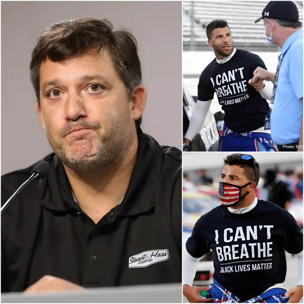 5 MINUTE AGO Tony Stewart Responds to Bubba Wallace’s White Flag Controversy “Bubba Kaepernick wants to change the white flag rule? Maybe he should try finishing a race before rewriting the rulebook.” The NASCAR legend didn’t hold back when asked about the growing controversy, firing back at Wallace with a comment that has sparked a debate in the racing world. The white flag controversy involving NASCAR driver Bubba Wallace has once again ignited passionate discussions across the racing community, fueled by a viral quote attributed to three-time Cup Series champion Tony Stewart. The remark, which surfaced on social media platforms like Facebook, Instagram, and X (formerly Twitter), portrays Stewart as sharply criticizing Wallace: “Bubba Kaepernick wants to change the white flag rule? Maybe he should try finishing a race before rewriting the rulebook.” This pointed jab, likening Wallace to former NFL quarterback Colin Kaepernick—known for his protests against racial injustice—has divided fans, with some hailing it as a bold defense of NASCAR traditions and others dismissing it as inflammatory and unfounded. At the heart of the matter lies a persistent rumor that Wallace, NASCAR’s most prominent Black driver and the only full-time African American competitor in the Cup Series, has called for the elimination or modification of the white flag. In NASCAR, the white flag signals the final lap of a race, a longstanding tradition that alerts drivers and fans that the checkered flag—and victory—is imminent. The claim suggests Wallace views the white flag as having racist connotations, possibly linked to associations with the Confederate flag or broader racial symbolism. Posts amplifying this narrative often frame it as an extension of Wallace’s past advocacy, particularly his successful push in 2020 to ban Confederate flags from NASCAR events amid nationwide protests following the death of George Floyd. However, thorough fact-checking reveals the story to be baseless. Reliable sources, including Snopes and motorsport outlets, have debunked the rumor as originating from satirical or misleading social media accounts, such as one called Elite Gridiron on Facebook. These posts, which began circulating as early as mid-2025, fabricated quotes and claims that Wallace demanded the white flag’s removal due to “racist undertones.” Wallace himself has addressed similar hoaxes in interviews, including on podcasts where he expressed frustration over recurring false narratives that misrepresent his views and distract from actual racing issues. He has never publicly advocated for changing or banning the white flag in any official capacity. The white flag debate appears to stem from a pattern of targeted misinformation aimed at Wallace, who has long been a polarizing figure in NASCAR. Since entering the Cup Series full-time, he has faced intense scrutiny, ranging from the 2020 noose incident in his garage stall at Talladega Superspeedway—which an FBI investigation later determined was not a hate crime but a pull-down rope that had been there for years—to ongoing online harassment. His outspoken stance on social issues, including the Confederate flag ban that NASCAR implemented swiftly in response to his and others’ concerns, earned him praise from supporters who saw it as a step toward inclusivity but drew backlash from traditionalists who viewed it as an overreach or politicization of the sport. Tony Stewart, a NASCAR Hall of Famer with 49 Cup wins and a reputation for blunt commentary, has not been directly linked to any verified statement on this specific topic through mainstream media interviews or official channels. The viral quote appears exclusively in user-generated content on social media, often shared by accounts critical of Wallace. Stewart has a history of speaking candidly about NASCAR matters, including driver conduct, rule changes, and the sport’s direction, but no credible reports confirm he made these exact remarks about Wallace and the white flag. The nickname “Bubba Kaepernick” in the quote seems designed to evoke controversy, drawing parallels to Kaepernick’s kneeling protests that sparked national debate. This incident highlights broader tensions within NASCAR as it navigates its evolving identity. The sport has worked to broaden its appeal in recent years, diversifying its fanbase and driver lineup while preserving core traditions. Wallace’s team, 23XI Racing—co-owned by Denny Hamlin and Michael Jordan—represents part of that shift, emphasizing performance alongside representation. Critics argue that controversies like this distract from on-track action, where Wallace has shown flashes of competitiveness, including a win at Talladega in 2021. Supporters counter that the persistent rumors reflect deeper resistance to change and unfairly target a driver who has endured significant personal challenges in the spotlight. The fallout from the viral post has sparked heated online debates. Some fans defend the white flag as an innocent, time-honored symbol with no racial intent, arguing that efforts to alter it would erode NASCAR’s heritage unnecessarily. Others point out that the rumor itself perpetuates division, recycling tactics used against Wallace in the past to undermine his credibility. In one podcast appearance addressing related backlash, Wallace emphasized focusing on racing rather than manufactured drama, suggesting the sport benefits more from competition than cultural battles. Ultimately, the “white flag controversy” serves as a reminder of how quickly misinformation can spread in the digital age, especially around figures like Wallace who straddle racing excellence and social advocacy. While the attributed Stewart comment has energized certain corners of the fanbase, its lack of substantiation underscores the need for caution in accepting viral claims at face value. NASCAR continues to thrive on the roar of engines and the thrill of the finish line, where the white flag remains a simple, unifying signal: one lap to glory. As drivers like Wallace and legends like Stewart demonstrate, the real debates worth having are those that play out under the lights on Sunday afternoons—not in the echo chambers of social media.