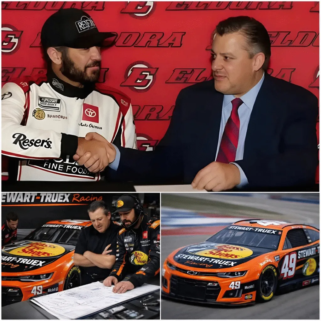 “A design that has NASCAR on edge”: Tony Stewart and Martin Truex Jr. have just unveiled a shocking new car design, accompanied by a bold 12-word statement signaling championship ambition and quietly asserting their intent to reshape NASCAR’s power order, sparking widespread buzz. “A Design That Has NASCAR on Edge”: Tony Stewart and Martin Truex Jr. Unveil Shocking New Car Design with Bold 12-Word Statement Signaling Championship Ambition and Intent to Reshape NASCAR’s Power Order – The Garage Is Buzzing! In a move that has the entire NASCAR world on high alert, Tony Stewart and Martin Truex Jr. have officially unveiled the first look at the Stewart-Truex Racing No. 19 Toyota Camry for the 2026 season – a sleek, aggressive design that immediately sparked intense discussion across the paddock and fanbase alike. Accompanying the reveal was a 12-word statement from the duo that left no doubt about their intentions: “We’re not here to race – we’re here to break the old order and win it all.” The car itself is a visual departure from recent trends: matte black base with sharp silver and red accents, a massive “19” dominating the hood, and bold “Bass Pro Shops” and “TRD” branding that pop against the dark scheme. The livery features subtle mountain ridge motifs – a clear nod to the baby name “Ridge” recently announced by Shane van Gisbergen, but insiders say it also symbolizes Stewart and Truex’s determination to climb over the established giants of Hendrick and Gibbs. The design has been described by veteran spotters as “intimidating” and “purposefully aggressive,” with aerodynamic tweaks optimized for the radical 2026 rules package that reduces downforce by 30% and shifts power balance toward electric deployment. The 12-word statement, delivered jointly by Stewart and Truex during a live reveal at the TRD facility in North Carolina, has become the real headline-grabber. Stewart, speaking first: “We’re not here to race – we’re here to break the old order and win it all.” Truex followed with a single line: “The championship isn’t borrowed – it’s taken.” The combined message is unmistakable: this alliance is not content with podiums or consistency – they are openly declaring war on the Hendrick-Gibbs duopoly that has dominated NASCAR for nearly two decades. The reaction has been electric. Social media lit up within seconds of the reveal. #StewartTruexRacing and #BreakTheOrder shot to the top trends, with fans divided between excitement and skepticism. “Finally someone’s calling out the big two – this is what NASCAR needs!” one post read, gaining thousands of likes. Others cautioned: “Big words – let’s see if they can back it up on track.” Drivers quickly weighed in: Kyle Larson posted a fire emoji, Denny Hamlin wrote “Game on,” and even retired stars like Kevin Harvick commented: “This is bold. I like bold.” The alliance itself is already being hailed as one of the most intriguing developments in recent NASCAR history. Stewart brings ownership experience, championship DNA, and a reputation for building winners. Truex Jr., the 2017 champion, brings elite consistency, a massive fan following, and a hunger to reclaim the top spot. Toyota’s full support through TRD ensures top-tier equipment, while the single-car focus in 2026 allows the team to perfect its identity before expanding. But the statements are the real fuel. “Break the old order” is a direct challenge to Hendrick Motorsports and Joe Gibbs Racing, the two organizations that have won 14 of the last 18 championships. Stewart and Truex are positioning their team as the rebel force – a new power ready to restore balance and prove that championships can still be won outside the established elite. NASCAR officials welcomed the new entry, with a spokesperson saying: “Competition drives our sport forward. We look forward to seeing Stewart-Truex Racing compete in 2026.” Behind closed doors, however, the “big two” are reportedly taking notice – Hendrick and Gibbs have quietly ramped up simulator sessions and aero testing in response to the threat. As pre-season testing for the 2026 rules package approaches, Stewart-Truex Racing enters as an immediate contender. With Truex’s proven talent, Stewart’s ownership fire, and a design that screams intent, the team has the ingredients to challenge for wins – and perhaps even the title. The garage is buzzing, fans are divided, and the old guard is on notice. The power order in NASCAR may be about to change – and Stewart-Truex just threw down the gauntlet. A design does not unsettle a sport on its own. People do. Tony Stewart and Martin Truex Jr. have reminded NASCAR that innovation is not just about engineering. It is about mindset. About the willingness to say this is what we believe will win and we are prepared to live with the consequences. The shockwaves felt across the paddock are not signs of fear. They are signs of recognition. Recognition that the order may not be as fixed as it once seemed. Recognition that ambition, when paired with clarity, is still the most disruptive force in racing. And as the season approaches, one thing is certain.No one in NASCAR will look at the grid the same way again.